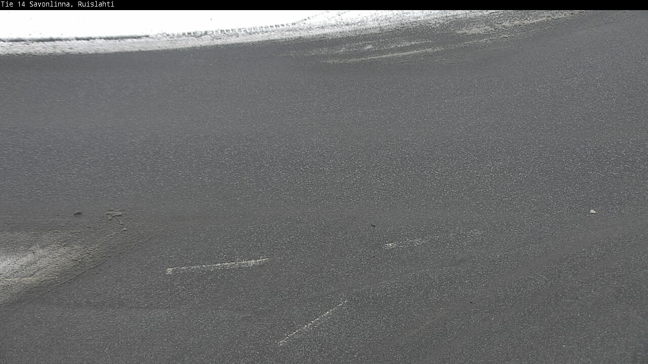 Weather Camera Image Väg 14 Nyslott, Ruislahti, Savonlinna, Etelä-Savo