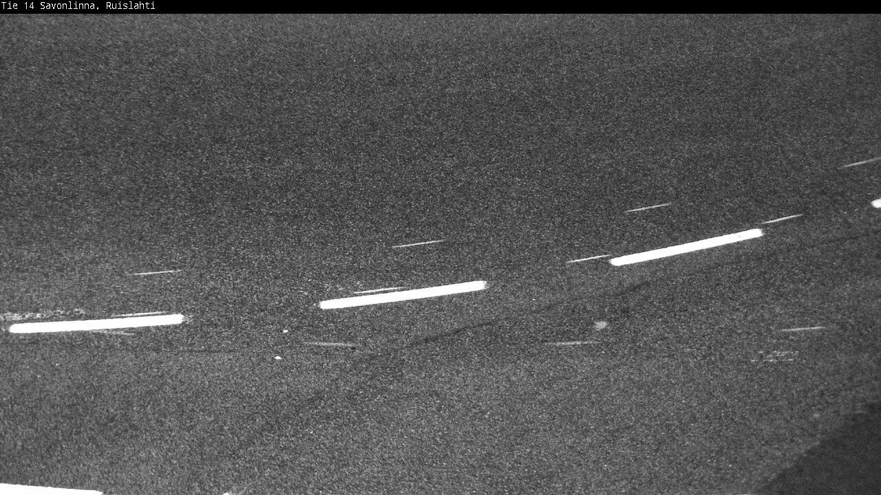 Weather Camera Image Väg 14 Nyslott, Ruislahti, Savonlinna, Etelä-Savo
