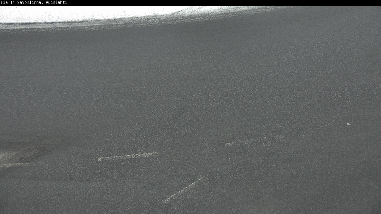 Weather Camera Image Väg 14 Nyslott, Ruislahti, Savonlinna, Etelä-Savo