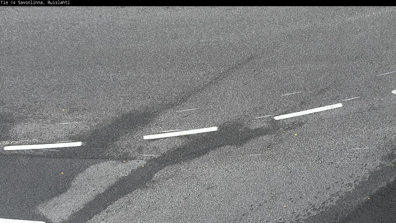 Weather Camera Image Väg 14 Nyslott, Ruislahti, Savonlinna, Etelä-Savo