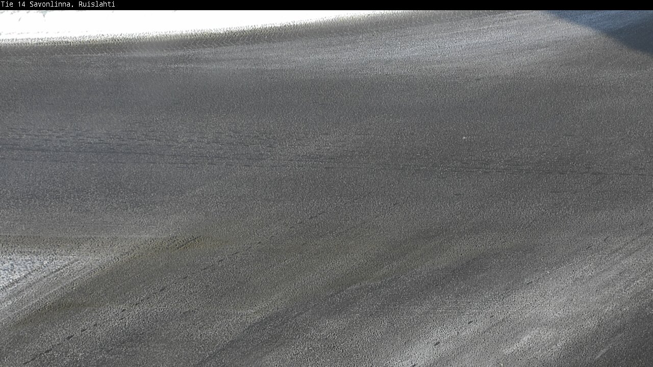 Weather Camera Image Road 14 Savonlinna, Ruislahti, Savonlinna, Etelä-Savo