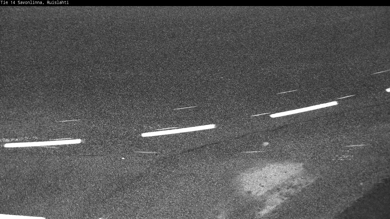 Weather Camera Image Väg 14 Nyslott, Ruislahti, Savonlinna, Etelä-Savo
