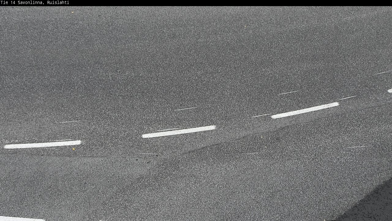 Weather Camera Image Väg 14 Nyslott, Ruislahti, Savonlinna, Etelä-Savo