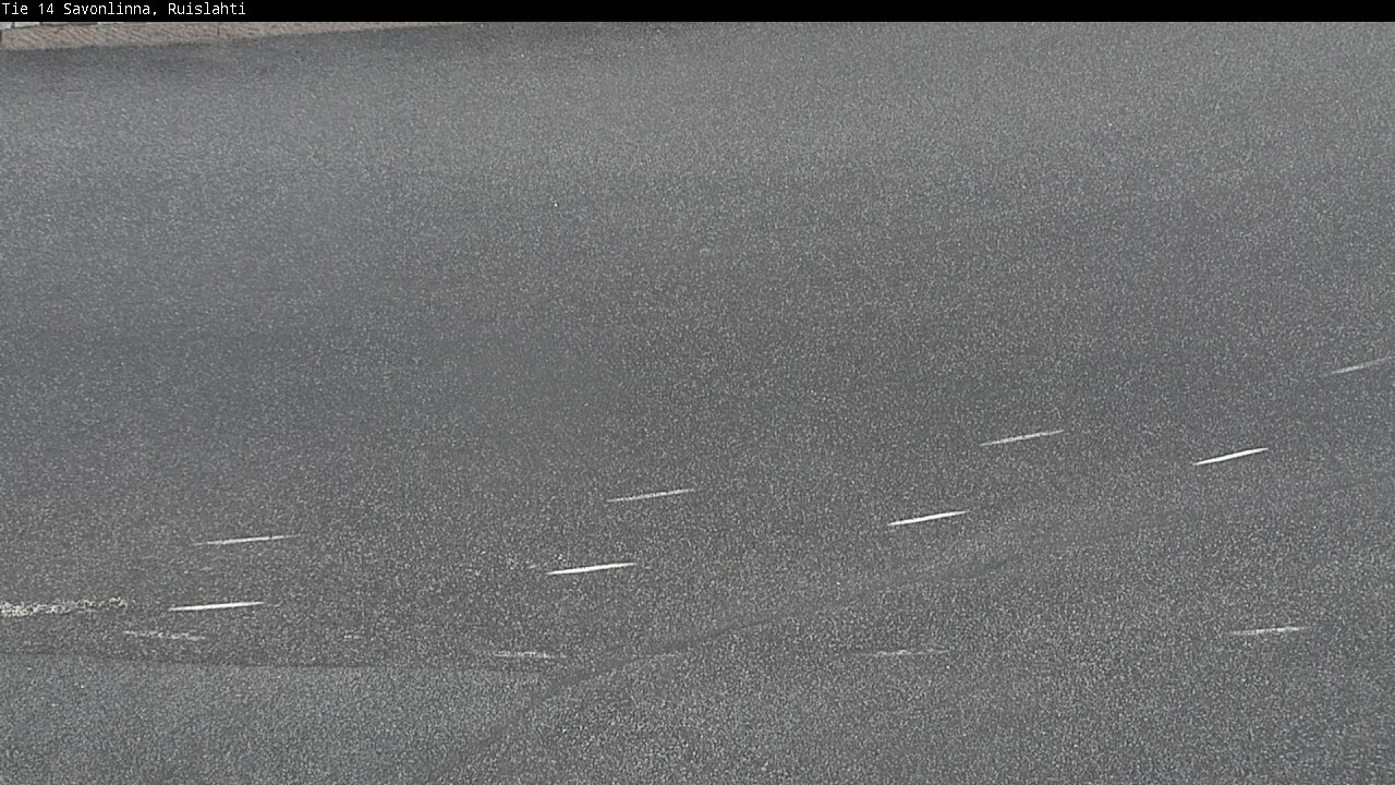 Weather Camera Image Väg 14 Nyslott, Ruislahti, Savonlinna, Etelä-Savo