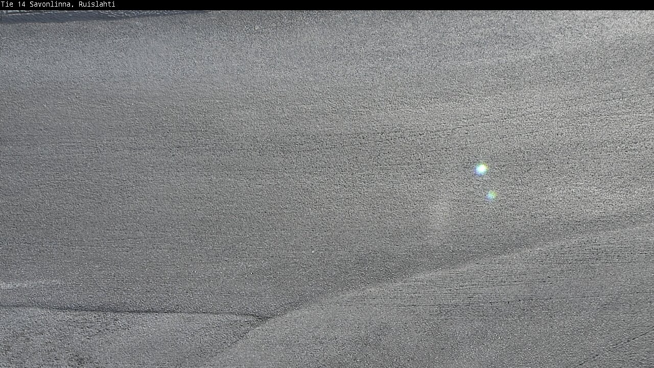 Weather Camera Image Väg 14 Nyslott, Ruislahti, Savonlinna, Etelä-Savo