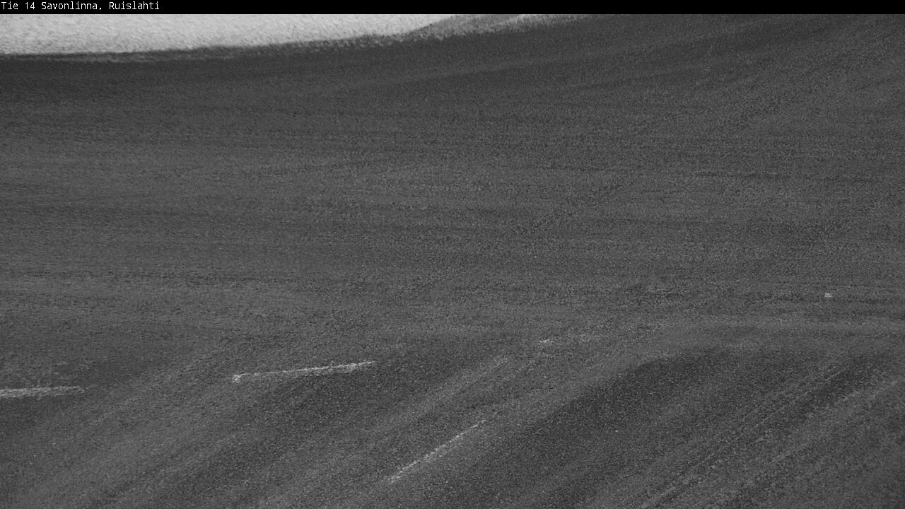 Weather Camera Image Väg 14 Nyslott, Ruislahti, Savonlinna, Etelä-Savo