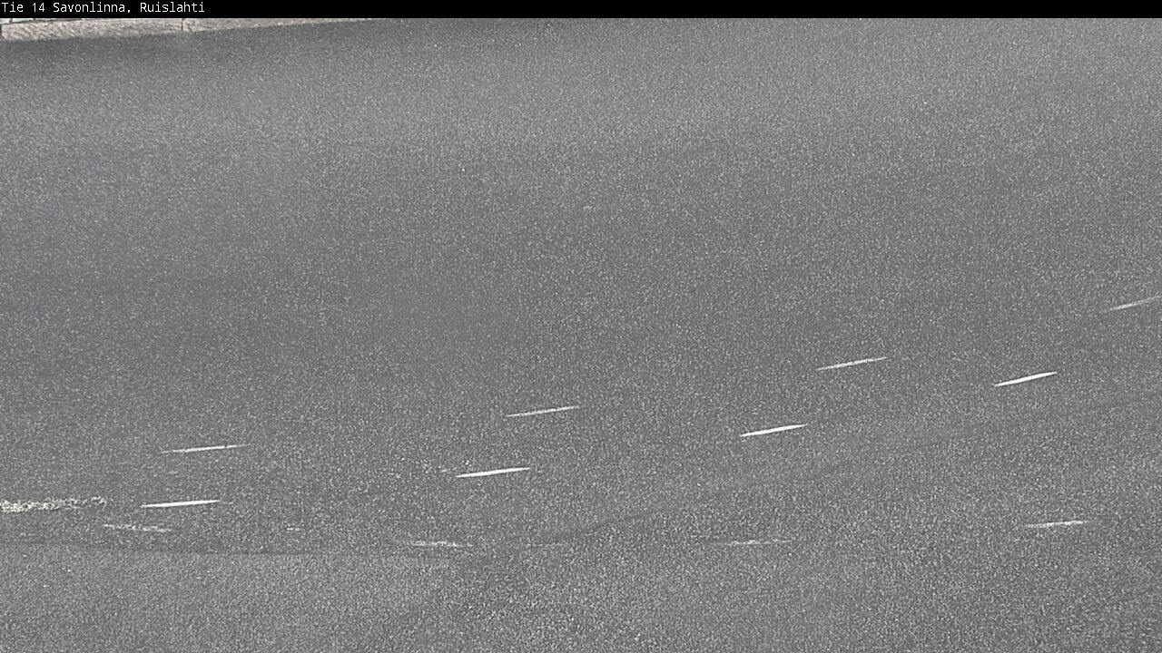Weather Camera Image Väg 14 Nyslott, Ruislahti, Savonlinna, Etelä-Savo