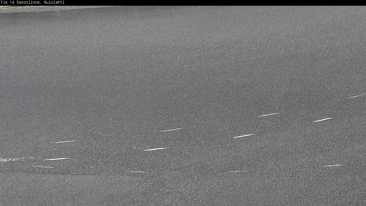 Weather Camera Image Väg 14 Nyslott, Ruislahti, Savonlinna, Etelä-Savo
