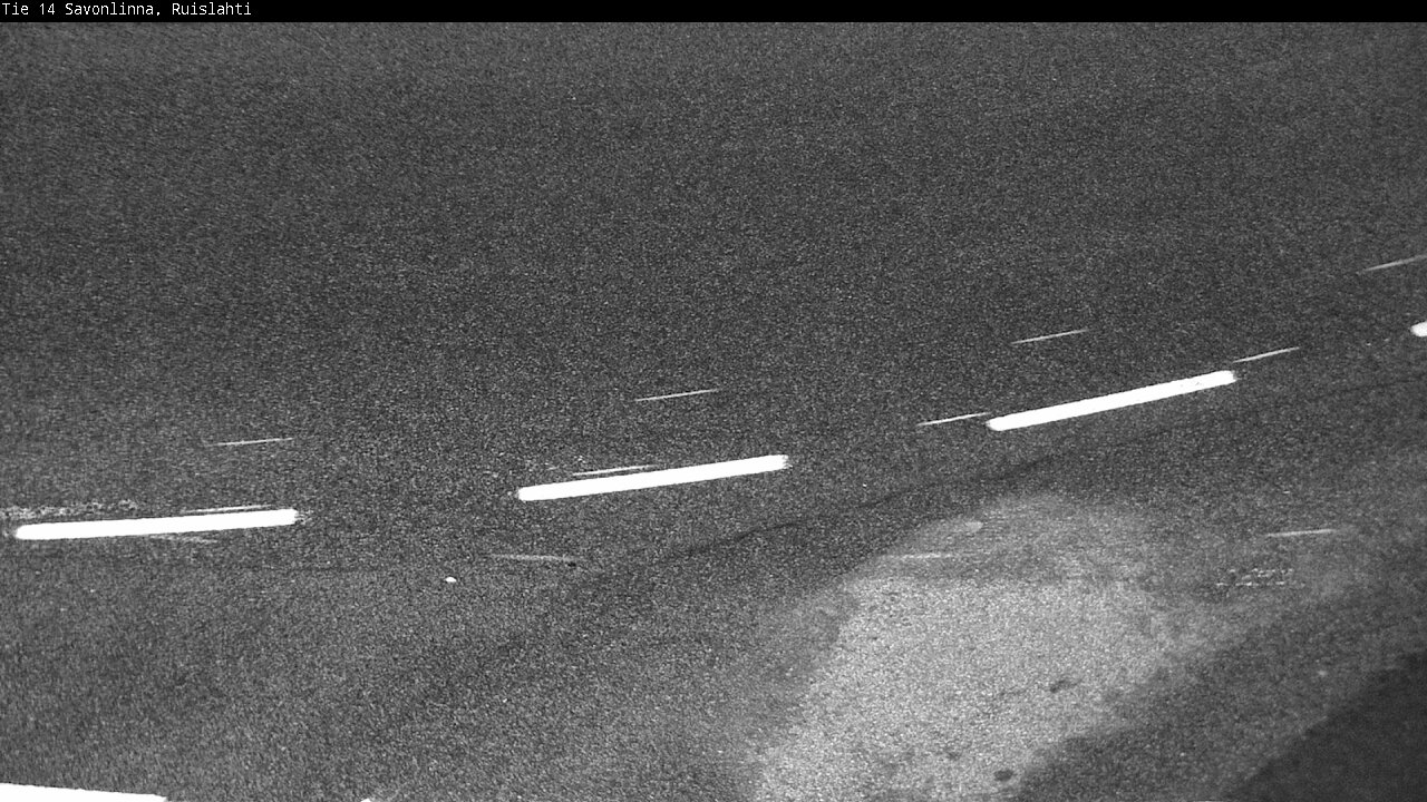 Weather Camera Image Väg 14 Nyslott, Ruislahti, Savonlinna, Etelä-Savo