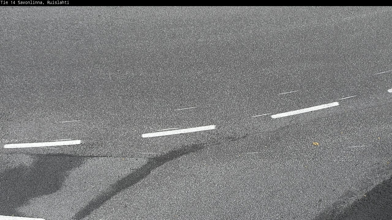 Weather Camera Image Väg 14 Nyslott, Ruislahti, Savonlinna, Etelä-Savo
