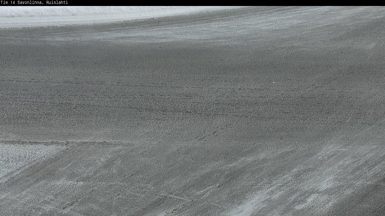 Weather Camera Image Väg 14 Nyslott, Ruislahti, Savonlinna, Etelä-Savo