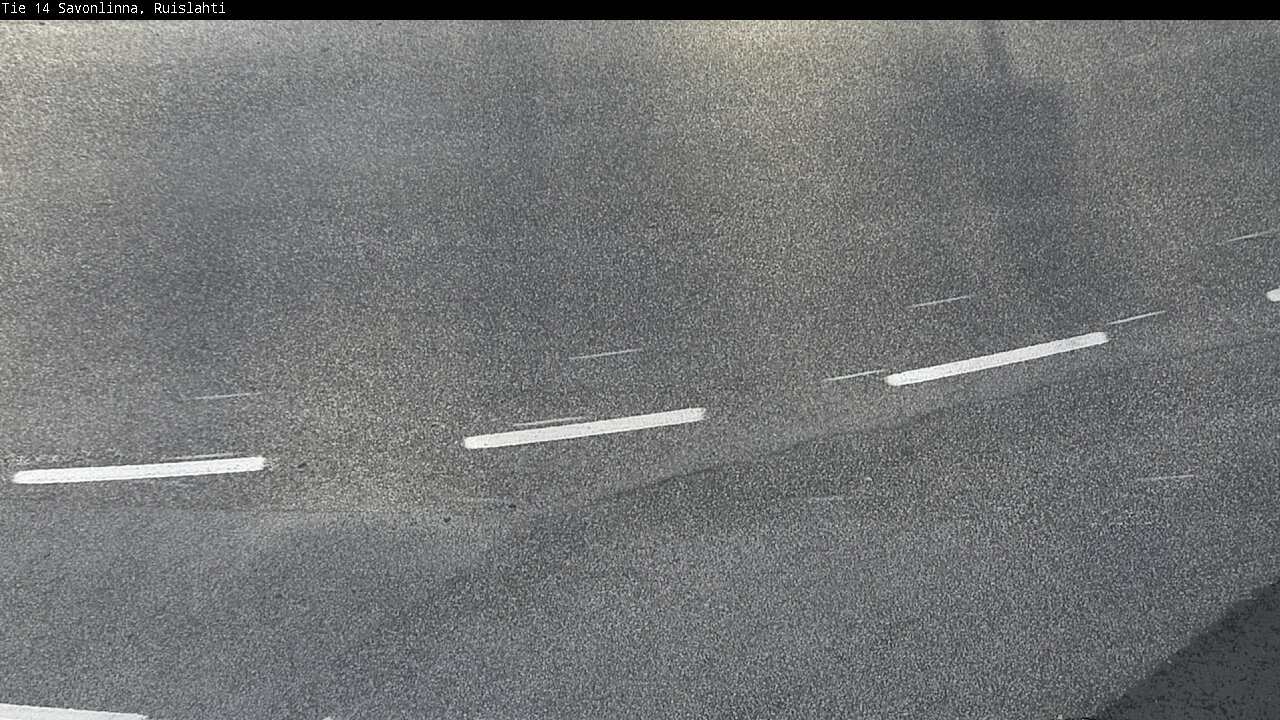 Weather Camera Image Väg 14 Nyslott, Ruislahti, Savonlinna, Etelä-Savo