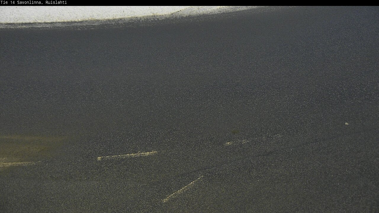 Weather Camera Image Väg 14 Nyslott, Ruislahti, Savonlinna, Etelä-Savo