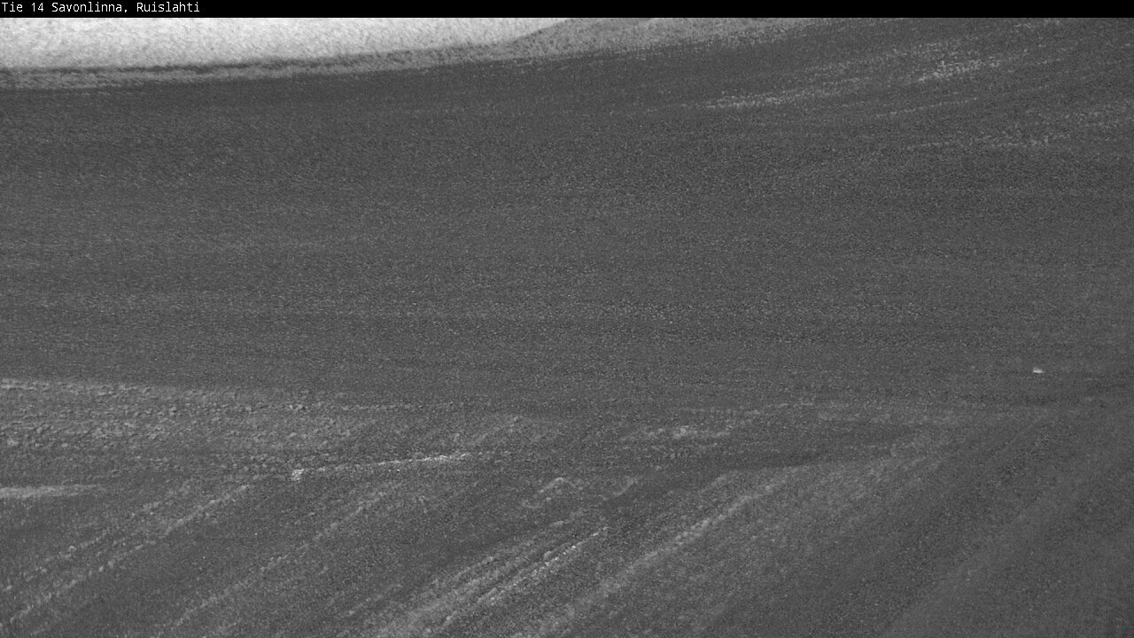 Weather Camera Image Väg 14 Nyslott, Ruislahti, Savonlinna, Etelä-Savo