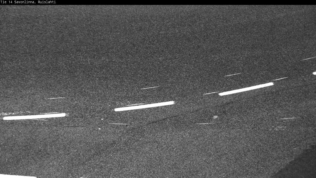 Weather Camera Image Väg 14 Nyslott, Ruislahti, Savonlinna, Etelä-Savo