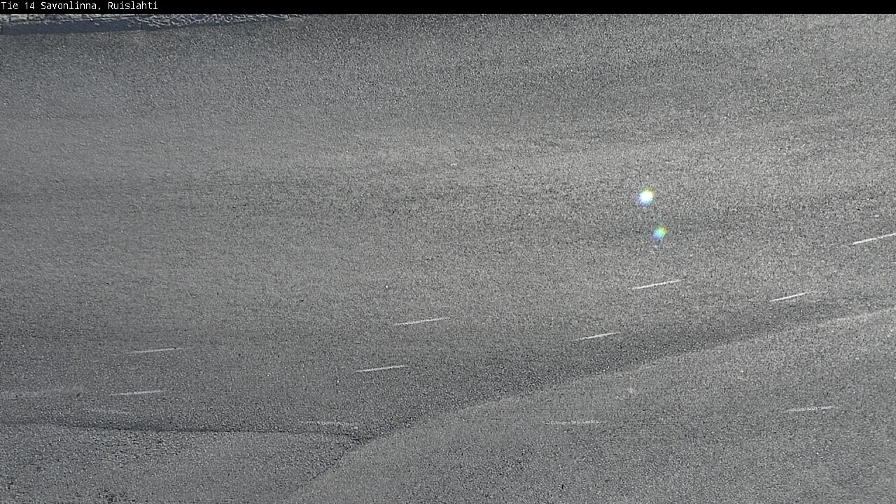 Weather Camera Image Road 14 Savonlinna, Ruislahti, Savonlinna, Etelä-Savo