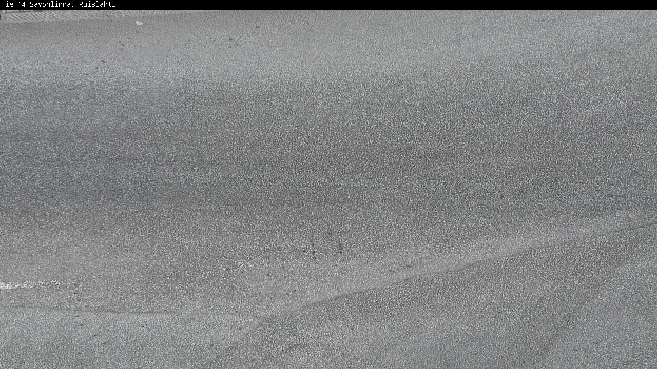 Weather Camera Image Väg 14 Nyslott, Ruislahti, Savonlinna, Etelä-Savo