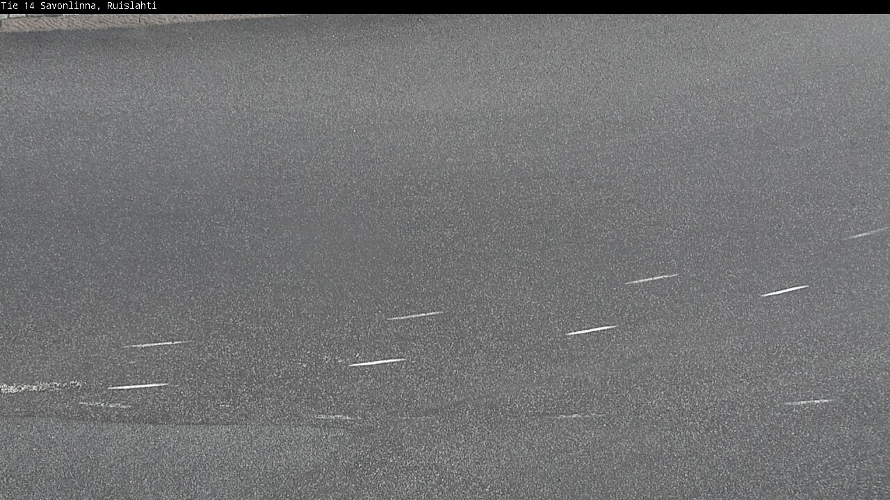 Weather Camera Image Väg 14 Nyslott, Ruislahti, Savonlinna, Etelä-Savo