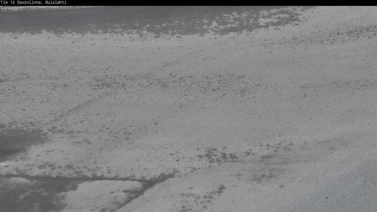 Weather Camera Image Väg 14 Nyslott, Ruislahti, Savonlinna, Etelä-Savo