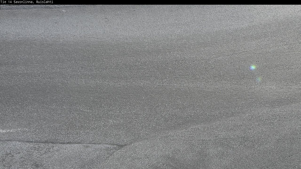 Weather Camera Image Väg 14 Nyslott, Ruislahti, Savonlinna, Etelä-Savo