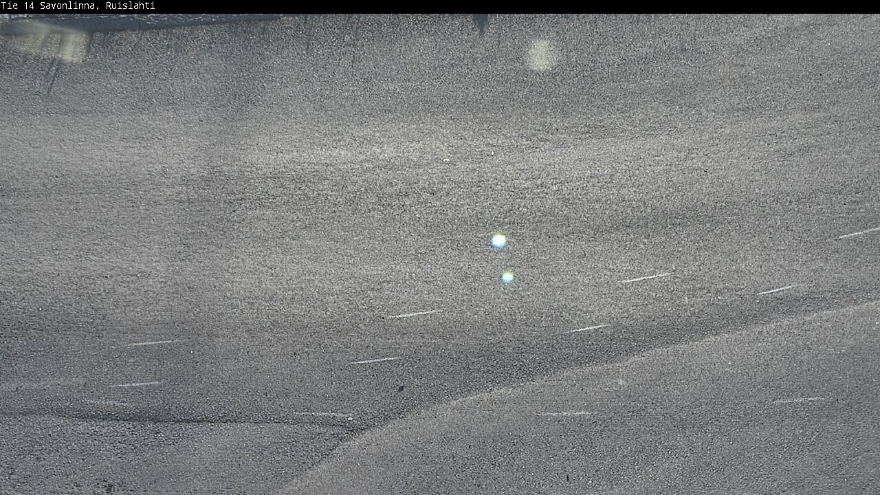 Weather Camera Image Road 14 Savonlinna, Ruislahti, Savonlinna, Etelä-Savo
