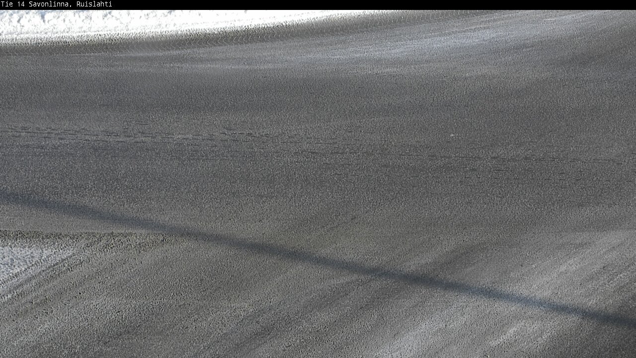 Weather Camera Image Road 14 Savonlinna, Ruislahti, Savonlinna, Etelä-Savo