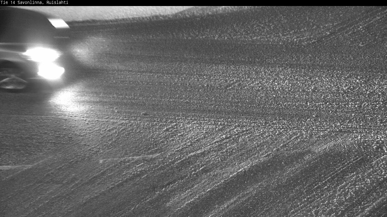 Weather Camera Image Väg 14 Nyslott, Ruislahti, Savonlinna, Etelä-Savo