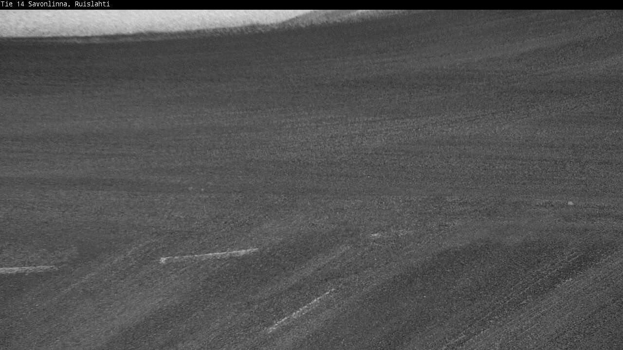 Weather Camera Image Väg 14 Nyslott, Ruislahti, Savonlinna, Etelä-Savo