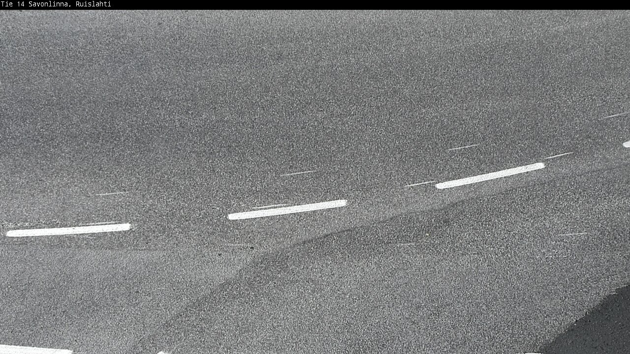 Weather Camera Image Road 14 Savonlinna, Ruislahti, Savonlinna, Etelä-Savo