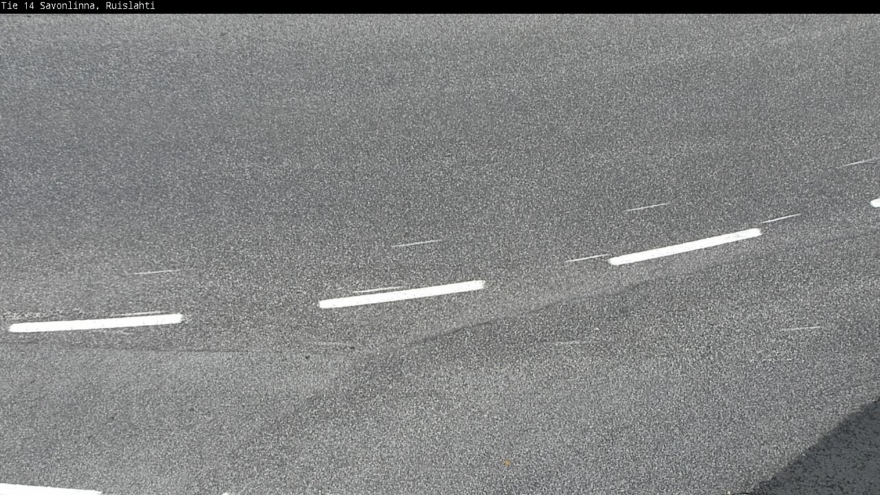 Weather Camera Image Väg 14 Nyslott, Ruislahti, Savonlinna, Etelä-Savo