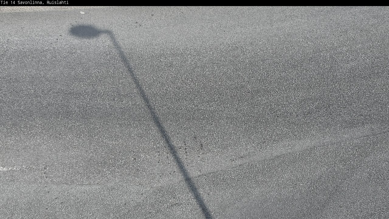 Weather Camera Image Väg 14 Nyslott, Ruislahti, Savonlinna, Etelä-Savo