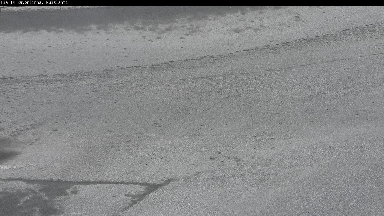 Weather Camera Image Road 14 Savonlinna, Ruislahti, Savonlinna, Etelä-Savo