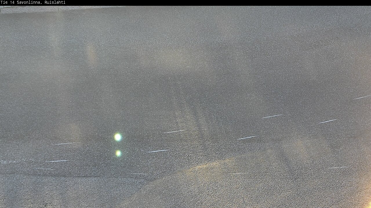 Weather Camera Image Road 14 Savonlinna, Ruislahti, Savonlinna, Etelä-Savo