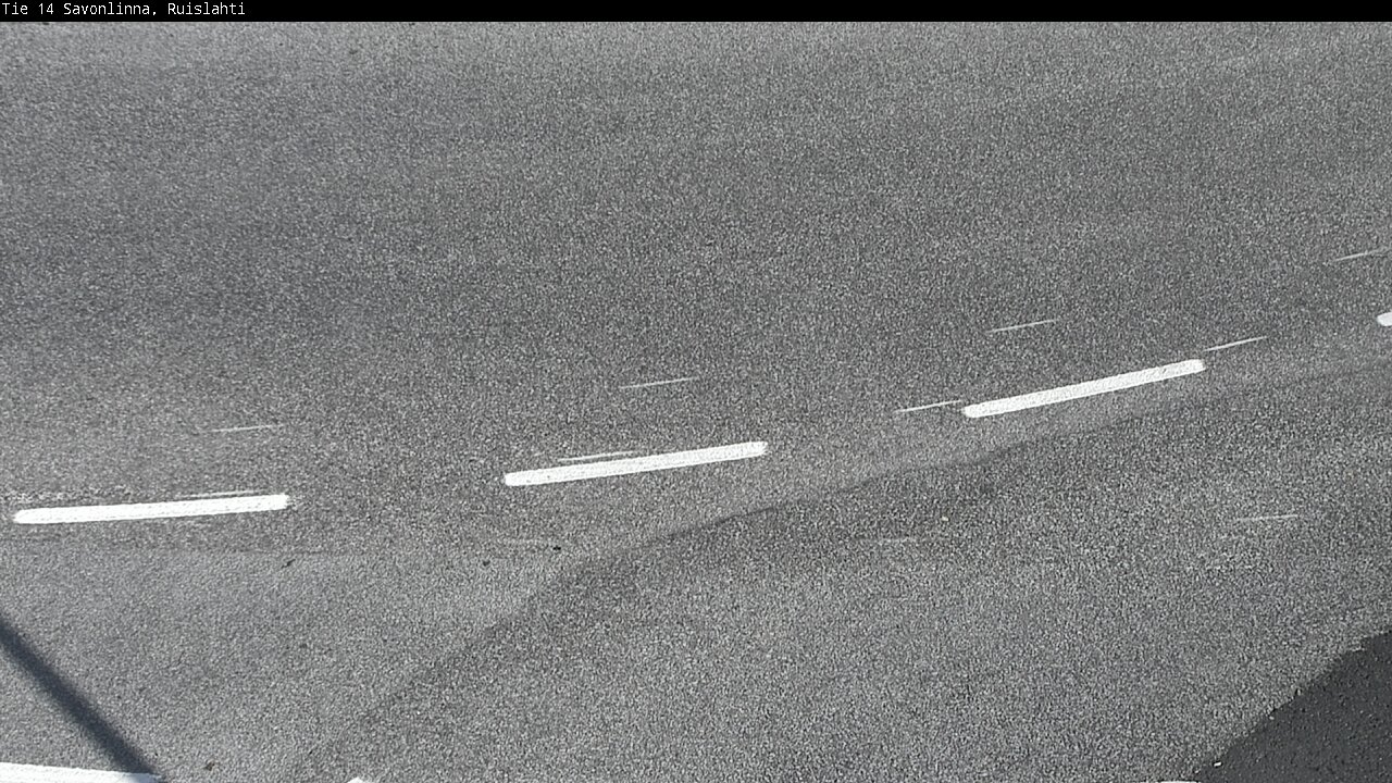 Weather Camera Image Road 14 Savonlinna, Ruislahti, Savonlinna, Etelä-Savo