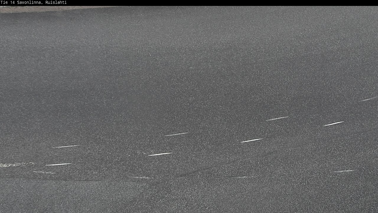 Weather Camera Image Väg 14 Nyslott, Ruislahti, Savonlinna, Etelä-Savo