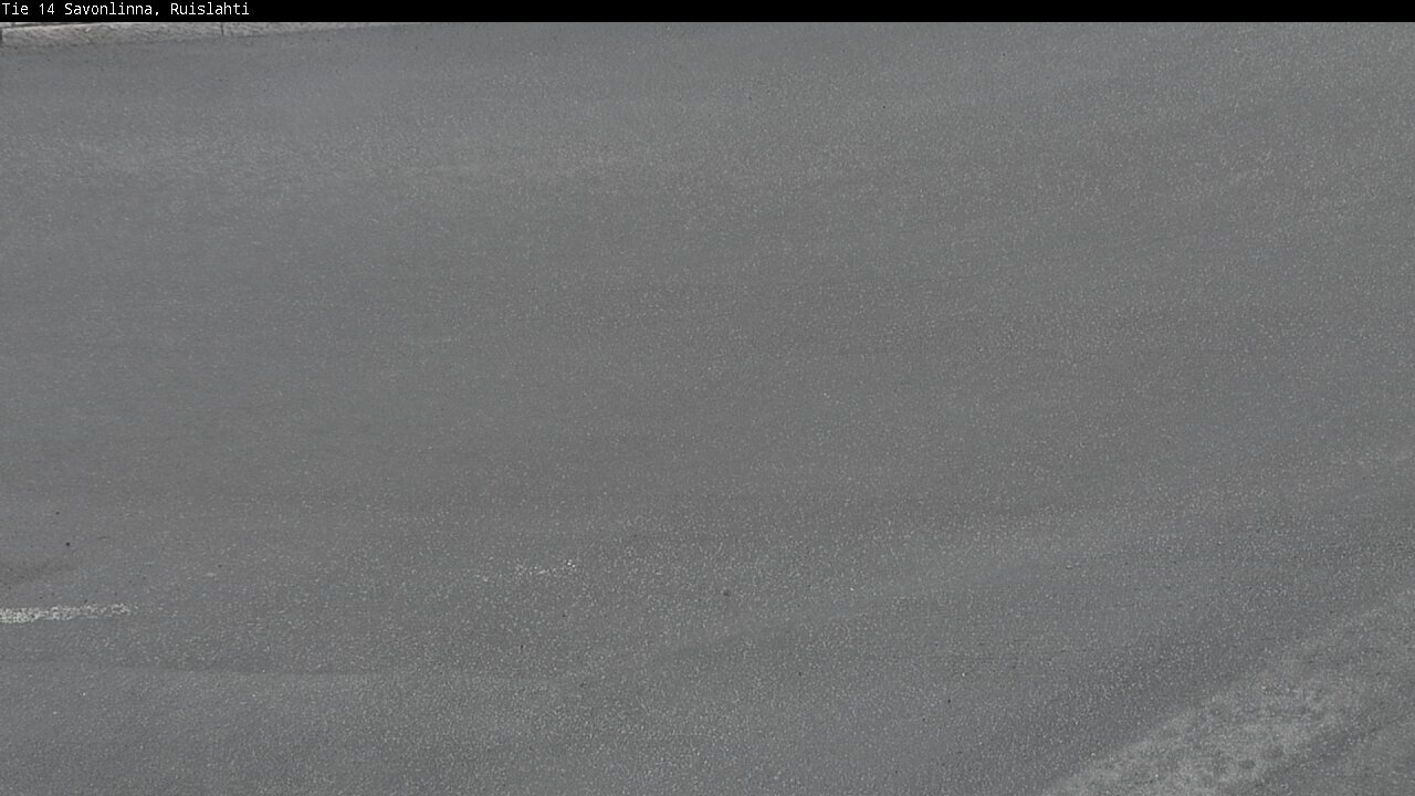 Weather Camera Image Väg 14 Nyslott, Ruislahti, Savonlinna, Etelä-Savo