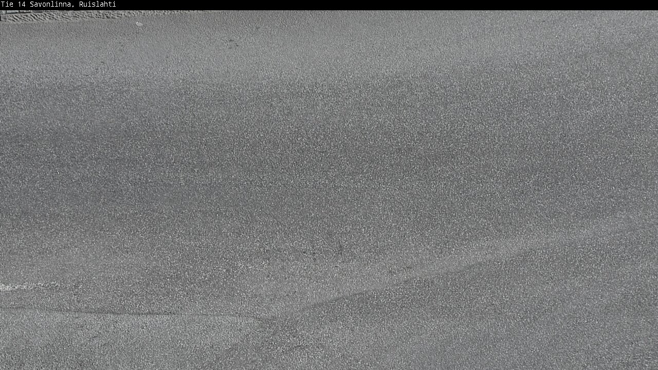 Weather Camera Image Väg 14 Nyslott, Ruislahti, Savonlinna, Etelä-Savo