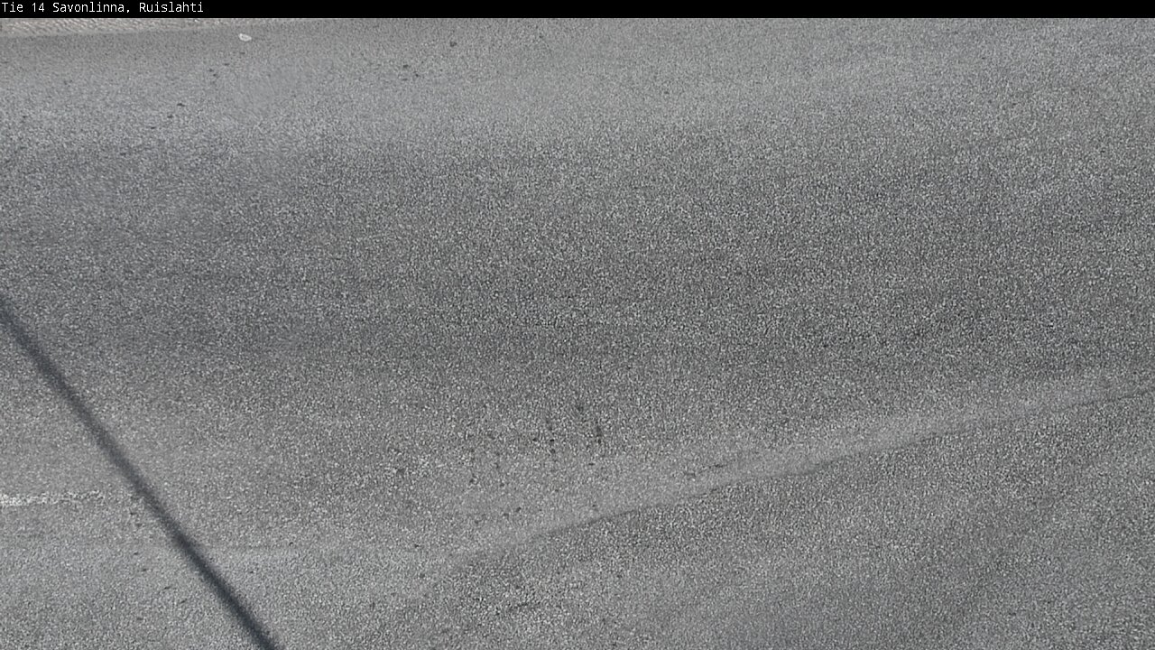 Weather Camera Image Väg 14 Nyslott, Ruislahti, Savonlinna, Etelä-Savo