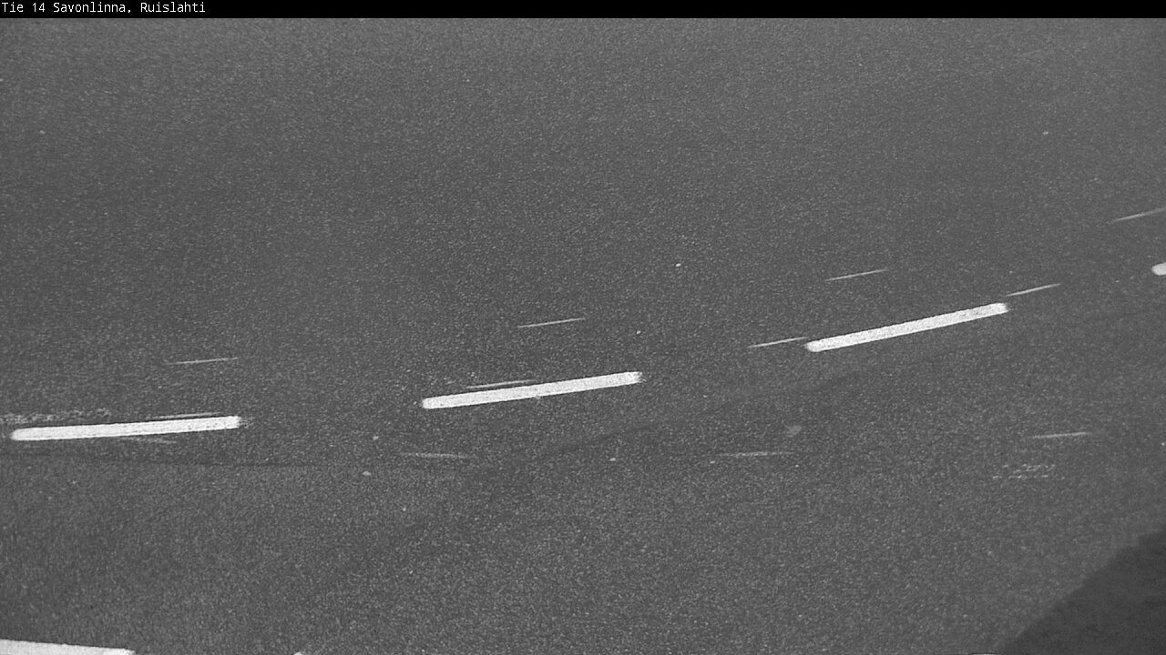 Weather Camera Image Väg 14 Nyslott, Ruislahti, Savonlinna, Etelä-Savo