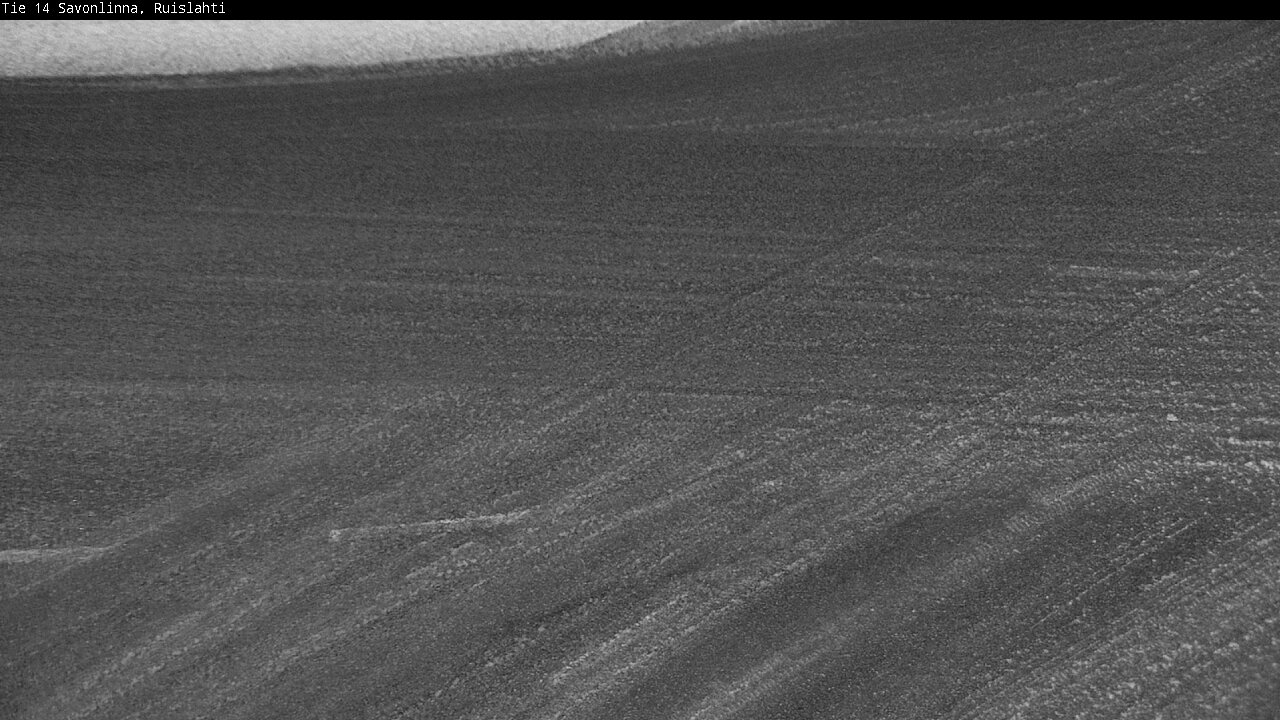 Weather Camera Image Väg 14 Nyslott, Ruislahti, Savonlinna, Etelä-Savo