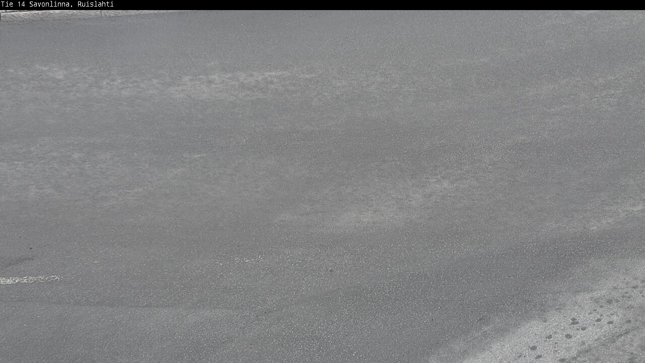 Weather Camera Image Väg 14 Nyslott, Ruislahti, Savonlinna, Etelä-Savo