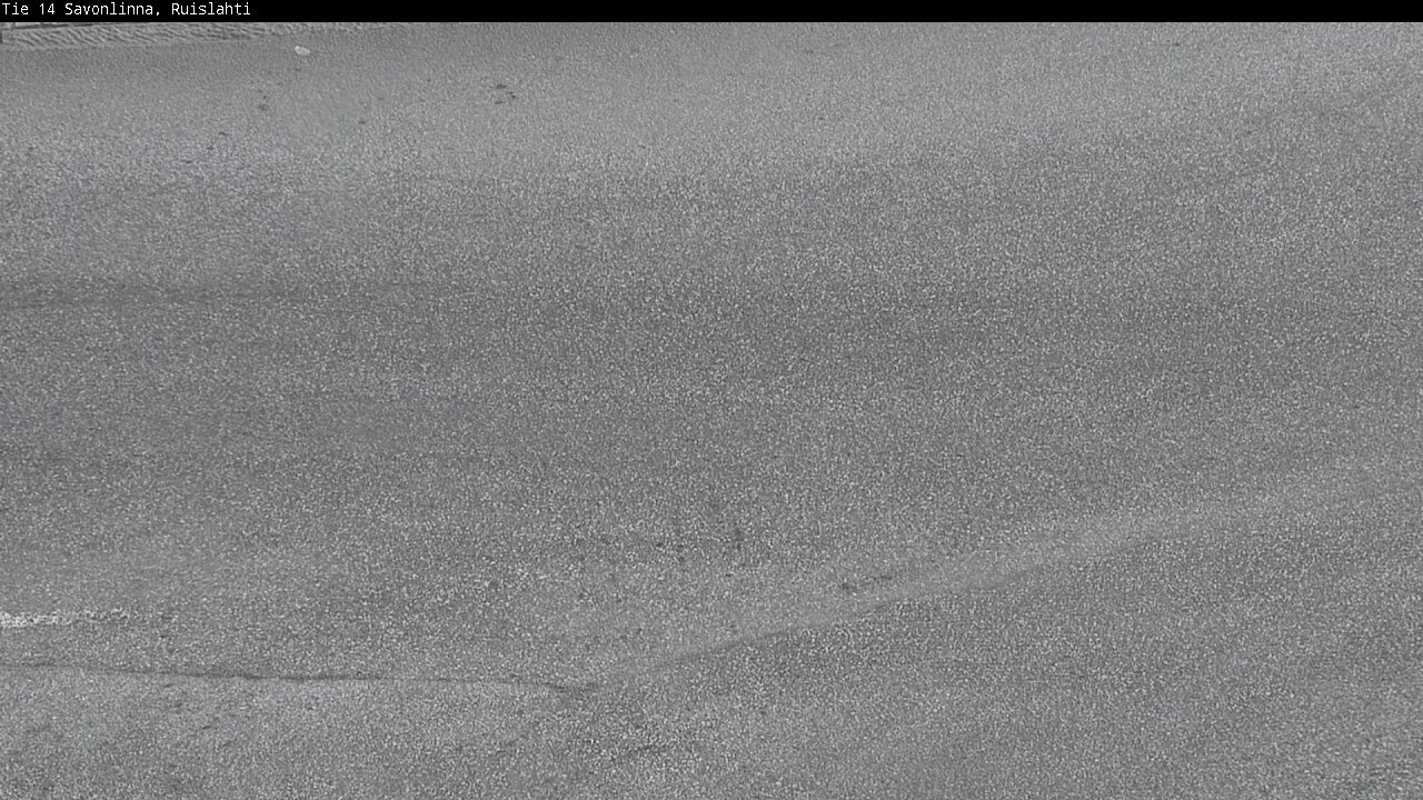 Weather Camera Image Väg 14 Nyslott, Ruislahti, Savonlinna, Etelä-Savo