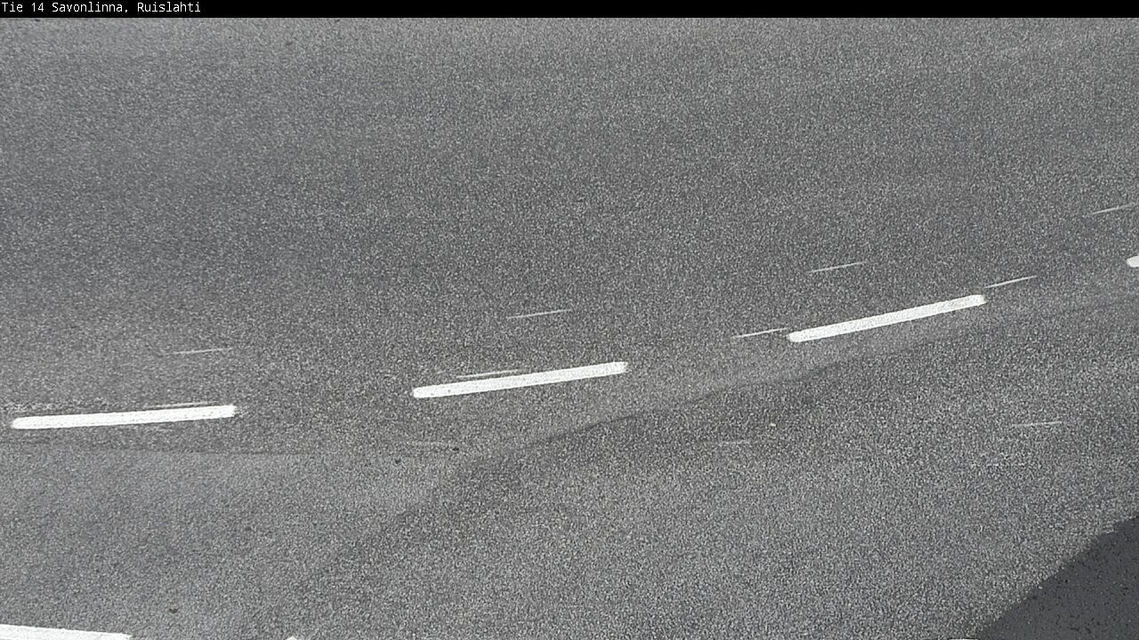 Weather Camera Image Road 14 Savonlinna, Ruislahti, Savonlinna, Etelä-Savo