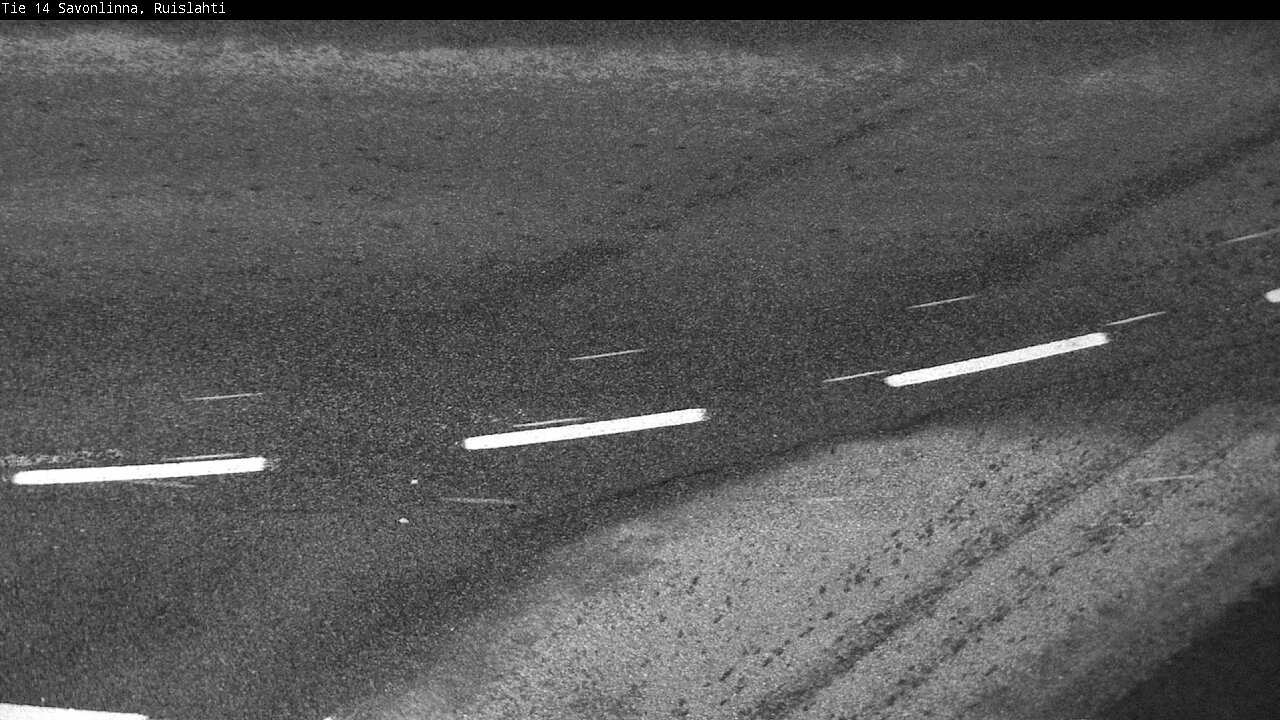 Weather Camera Image Väg 14 Nyslott, Ruislahti, Savonlinna, Etelä-Savo