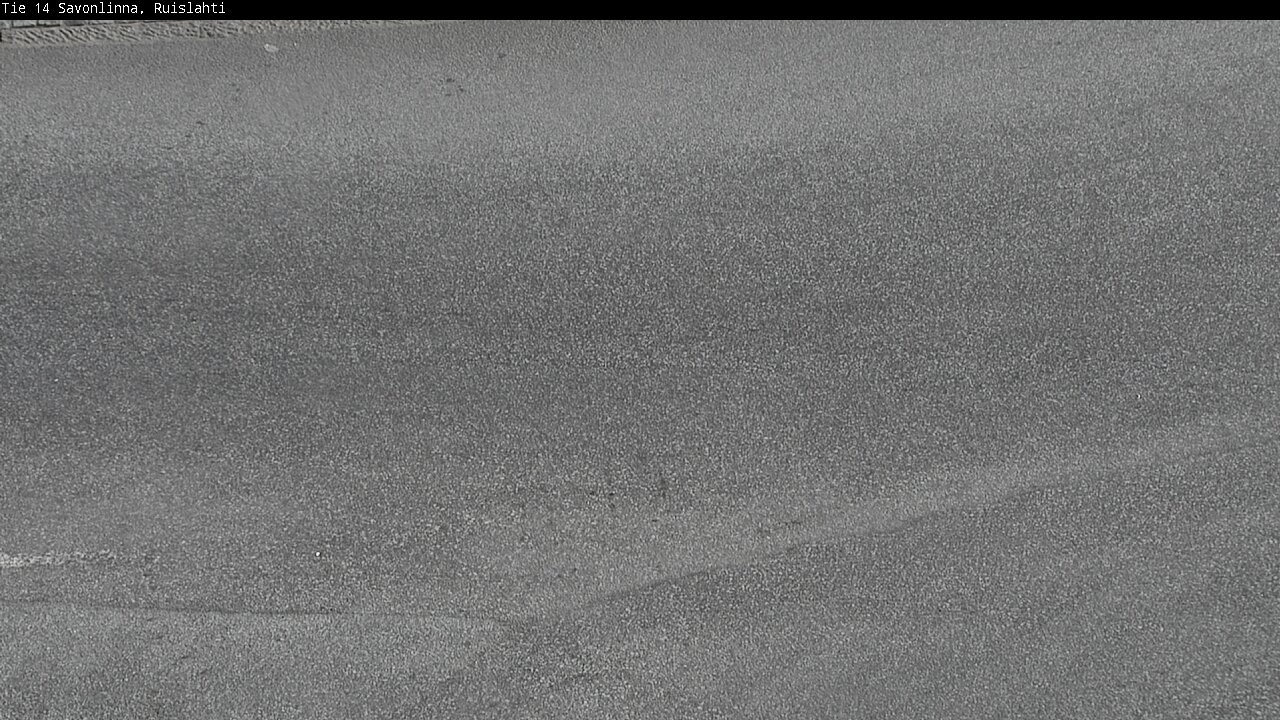 Weather Camera Image Väg 14 Nyslott, Ruislahti, Savonlinna, Etelä-Savo