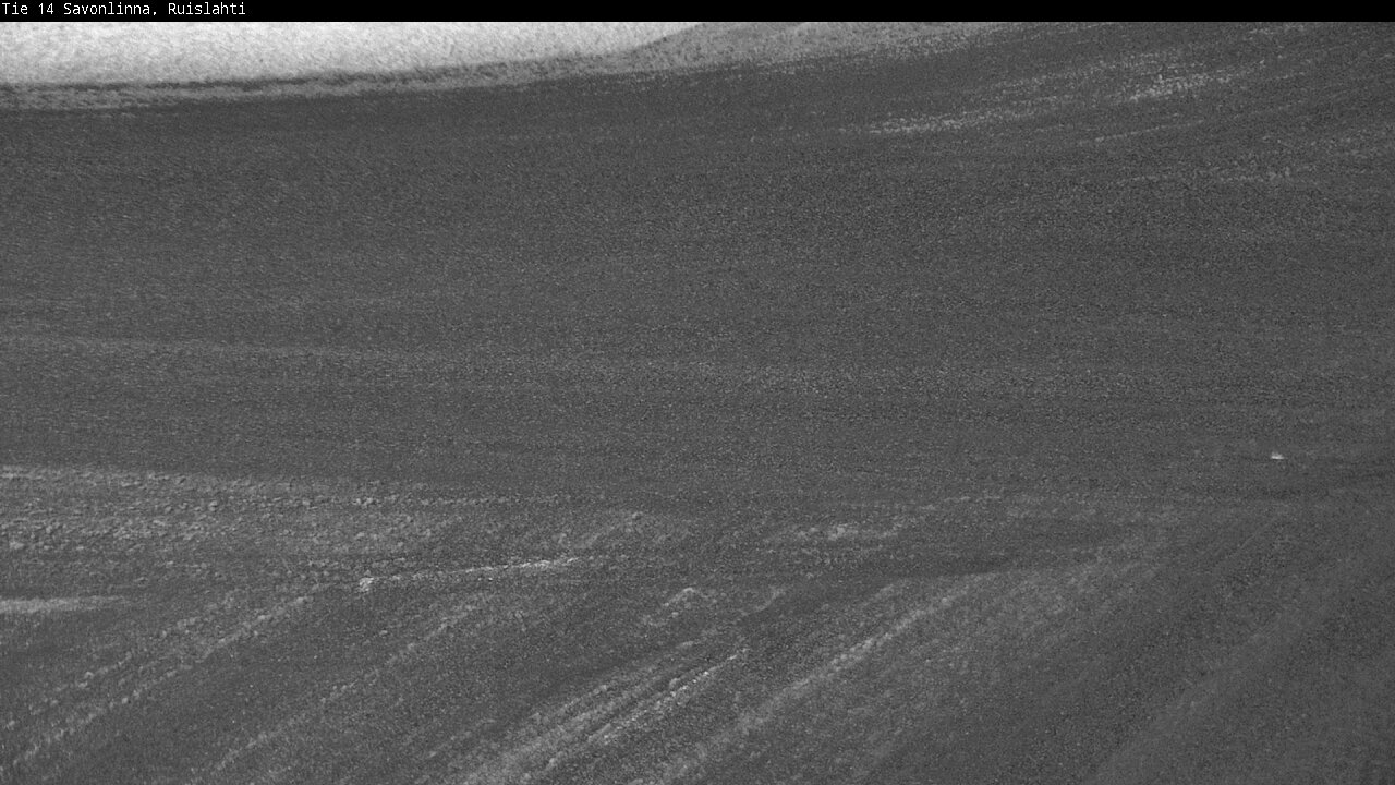 Weather Camera Image Väg 14 Nyslott, Ruislahti, Savonlinna, Etelä-Savo