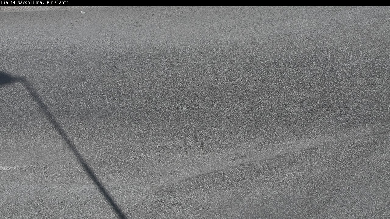 Weather Camera Image Väg 14 Nyslott, Ruislahti, Savonlinna, Etelä-Savo