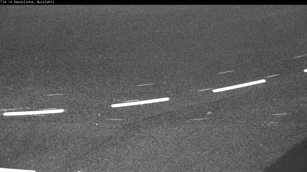 Weather Camera Image Väg 14 Nyslott, Ruislahti, Savonlinna, Etelä-Savo