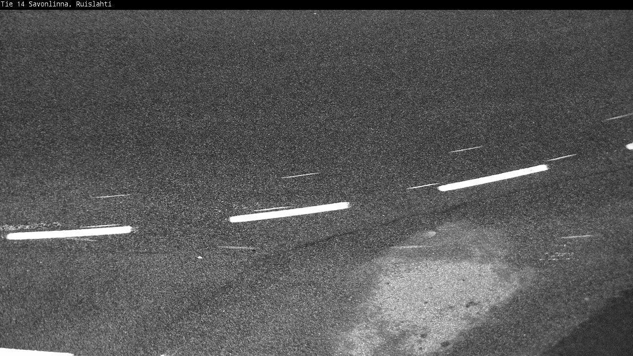 Weather Camera Image Väg 14 Nyslott, Ruislahti, Savonlinna, Etelä-Savo