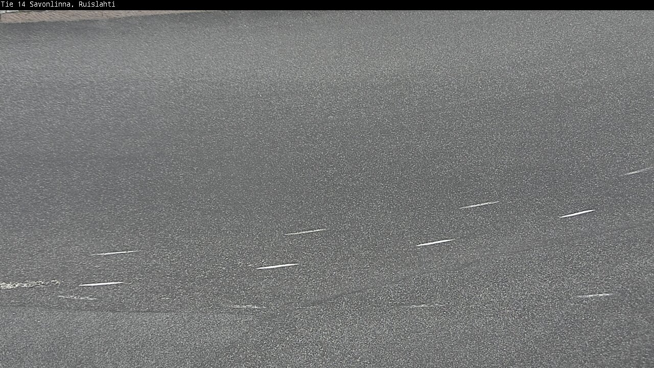 Weather Camera Image Väg 14 Nyslott, Ruislahti, Savonlinna, Etelä-Savo